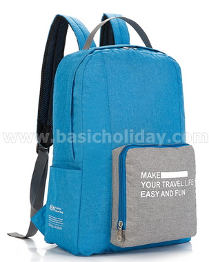 กระเป๋าเดินทางพับเก็บได้ อเนกประสงค์ เพื่อการเดินทาง ท่องเที่ยว เสียบที่จับของกระเป๋าเดินทางได้ สกรีนฟรี